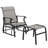 High Back Glider Chair Set,Outdoor Glider