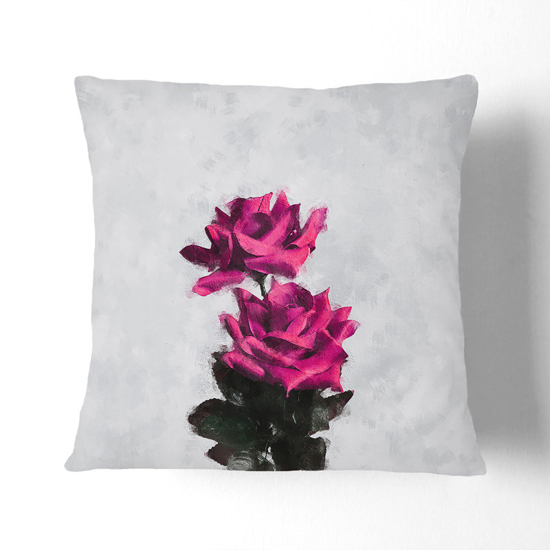 Square Throw Cushion, 40cm H x 40cm W x 15cm D, Stone