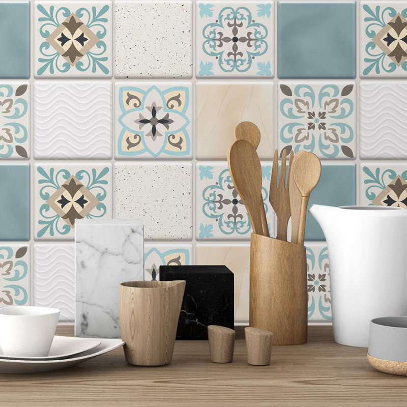 Monge 15.4cm W x 15.4cm L Gel Peel and Stick Mosaic Tile