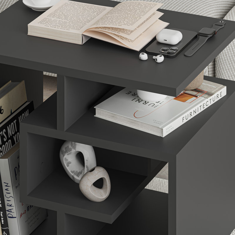 Table basse Alyea, Gris