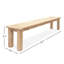 Banc d'extérieur en teck Bedwell-934224519