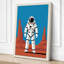 Astronaut in the Desert Modern - Wrapped Canvas-14386194-14386196