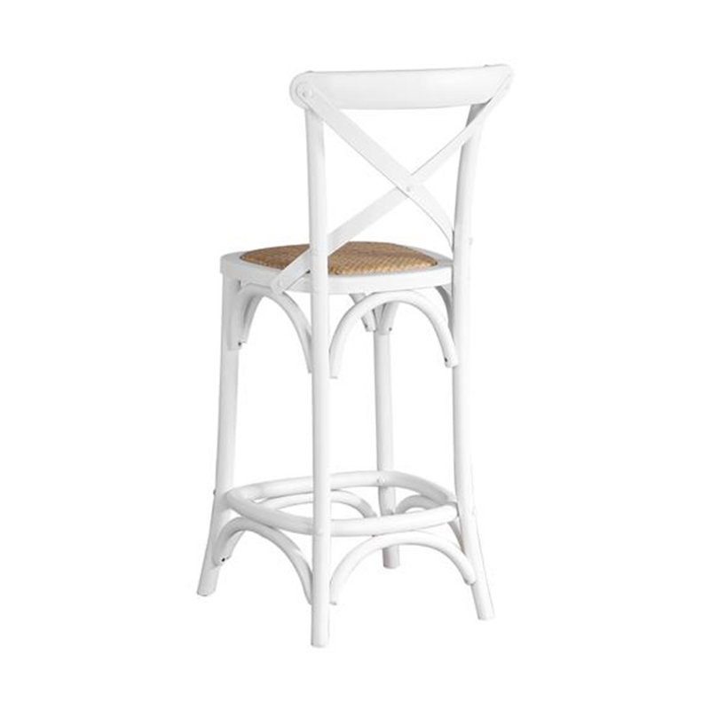 Solid + Manufactured Wood Accent Stool