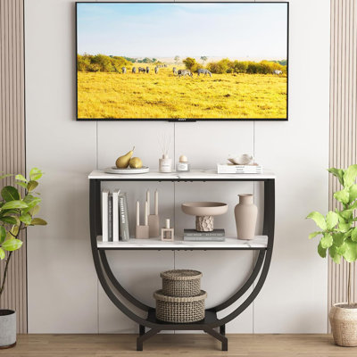 Modern 3-Tier Console Entryway Table