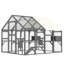 Grande cage à chat pour plusieurs chatons, maison pour chat en bois avec 7 plateformes, 2 boîtes de repos, 1 pont et 1 rampe, cage de cage