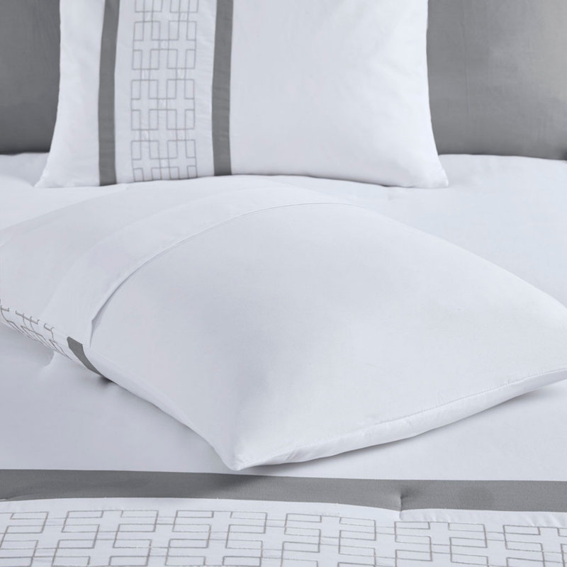 Hotel Style Embroidered 8 Piece Comforter Set