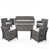 Gray Frame / Silver Cushion is out of stock selected
