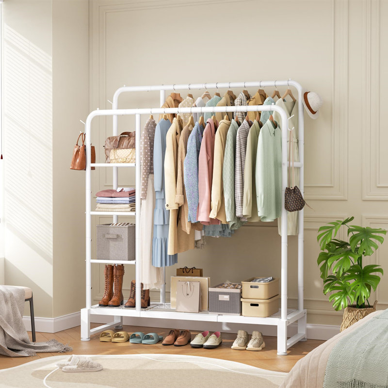 115cm Clothing Rack, White
