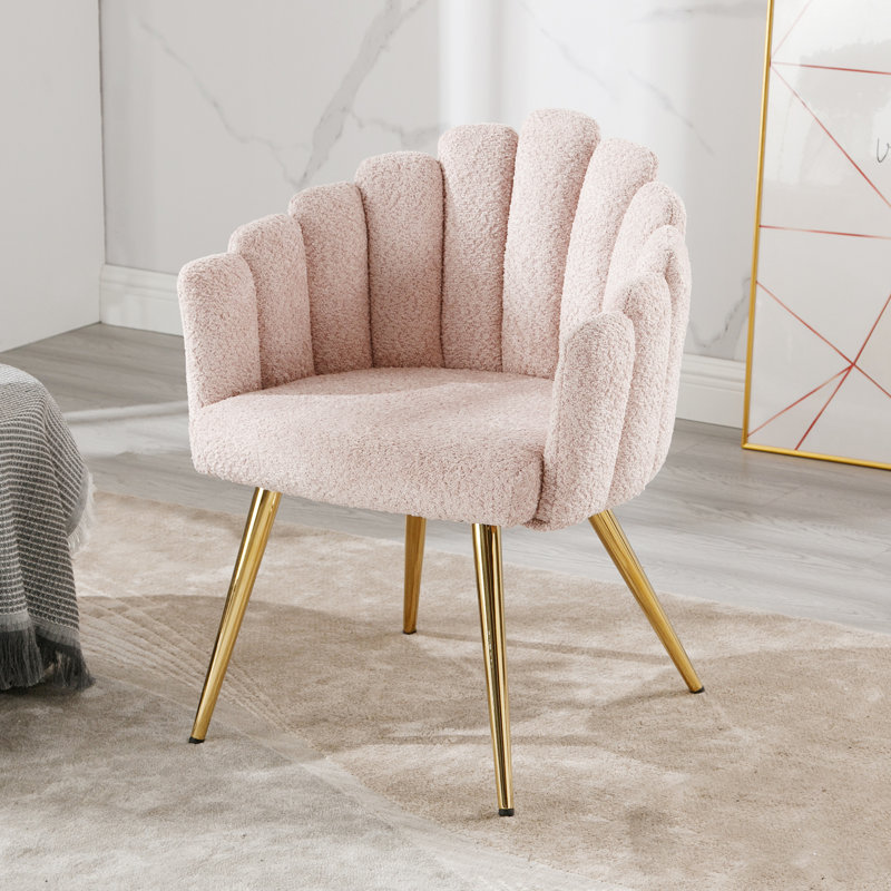 Ahrend Upholstered Armchair, Antique pink and pink