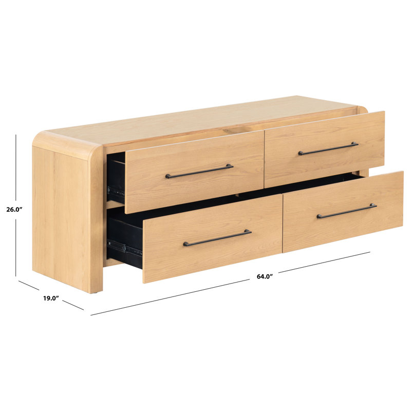 Katrina 2 Piece Bedroom Set, Natural