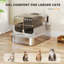 Stainless Steel@@ABS Litter Box Enclosure