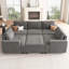 Canapé-lit modulaire en U avec espace de rangement Anureet-96012026-125402461