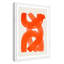 «Orange Strokes Print» par Haniff-129155876-129155853-129155839