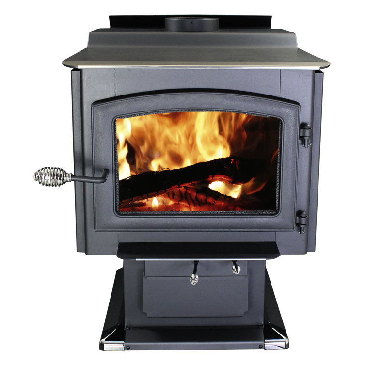 Ashley Hearth 1200 Square Feet Freestanding Wood Burning Stove u0026 Reviews |  Wayfair