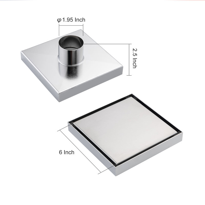 6.5'' W Grid, Brushed Nickel