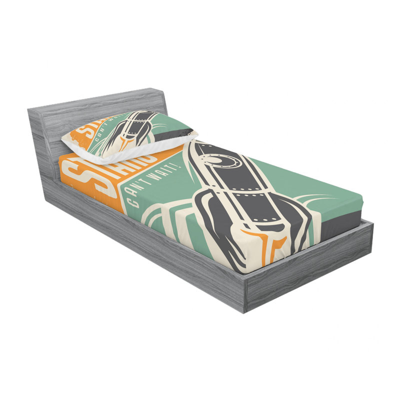 Microfiber Sheet Set, Twin XL Sheet Set with Fitted Sheet