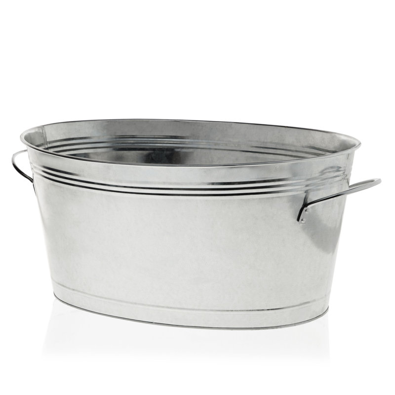 Seau à glace galvanisé