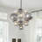 23.6" Modern Silver Bubble Molecular Chandelier