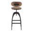 Tabouret de bar à hauteur ajustable Dylann-75515135
