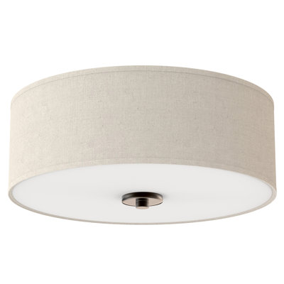 Chantey Linen Flush Mount
