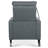 Modern Reclining Chair For Adults, Adjustable With Mobile Phone Holder & Cup Holder, Fabric Living Room Bedroom, Grey Adults - Gray Bedroom And-253892408