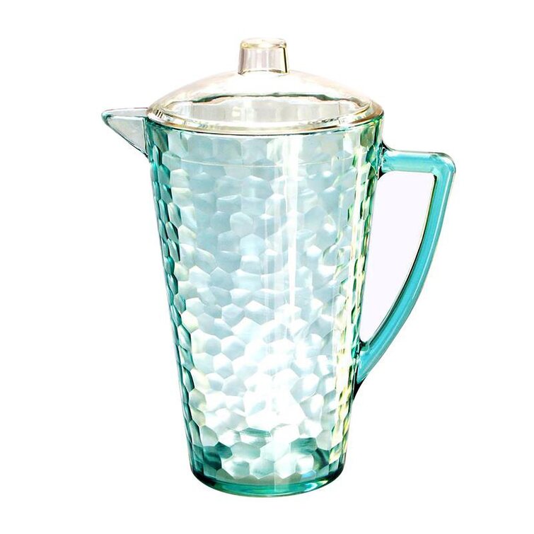 Green Acrylic Pitcher With Lid 