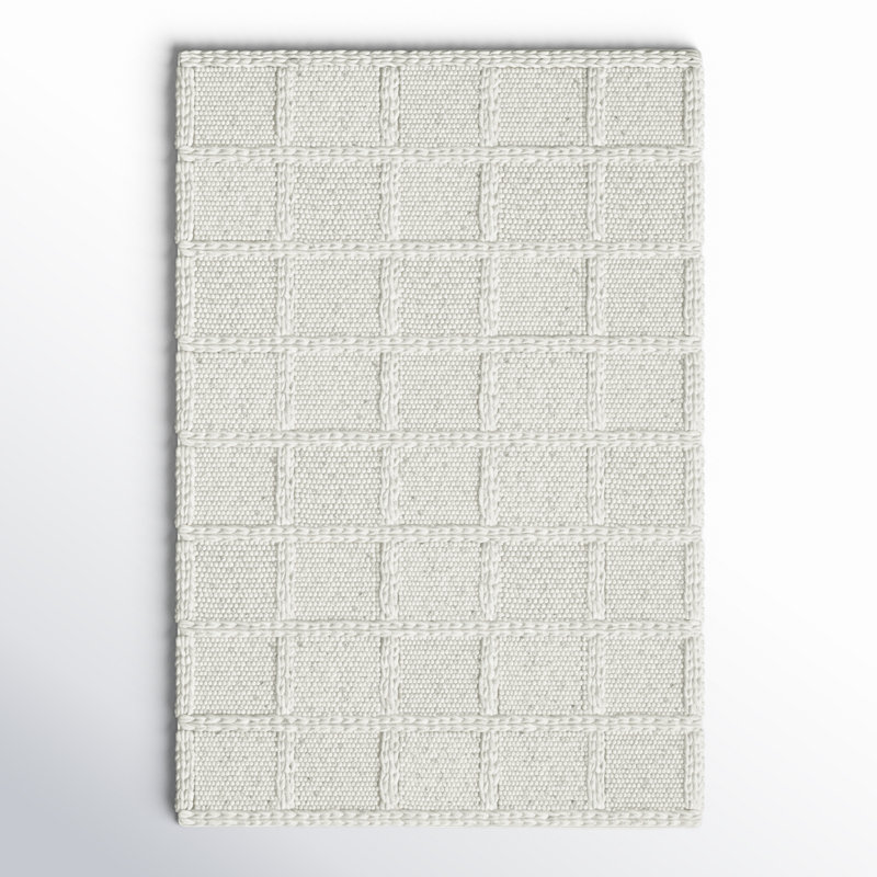 Rectangle Alvin Wool Area Rug, Rectangle 9'6" x 13'6"
