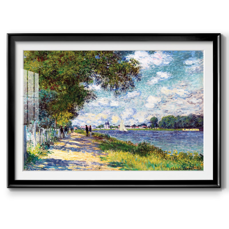 La seine à Argenteuil, 1875, Noir, H 30 po x l 44 po x P 1,5 po