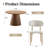 5-Piece Round Dining Set With Upholstered Chairs-2063893000