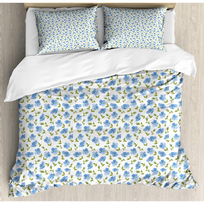 Cottage Americana Floral Duvet Cover