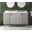 Meuble-lavabo double autoportant avec plateau en quartz Blakely-92319987-92319986-124933156