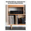 Bibliothèque Mid-Century en pin moderne avec tiroirs-300813970