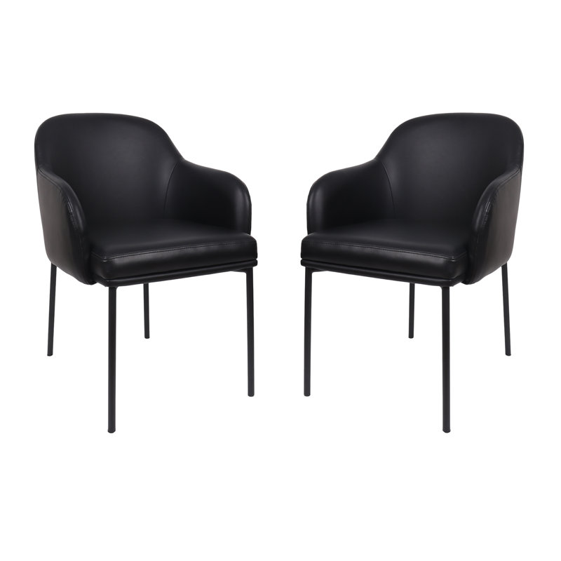 Fauteuil de salle à manger Loft, Noir