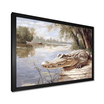 Crocodile Primordial Beast - Art mural crocodile