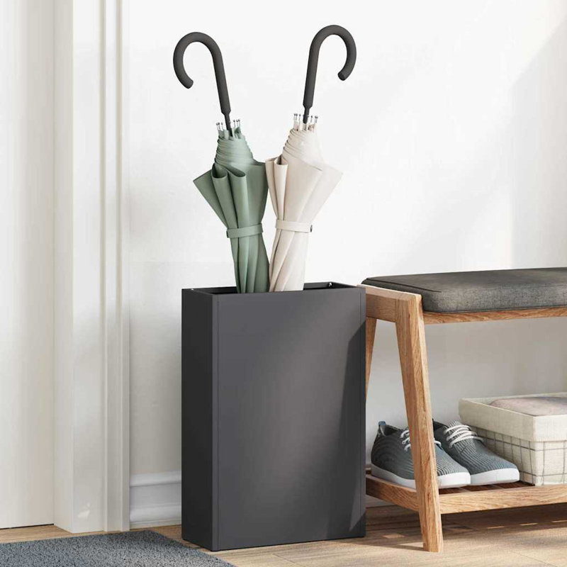 George Oliver Steel Storage Tub & Tote, Black