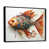 Black Floater Framed