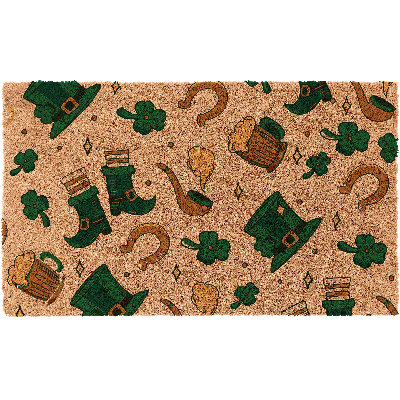 Finnan Non-Slip St. Patrick's Day Outdoor Doormat