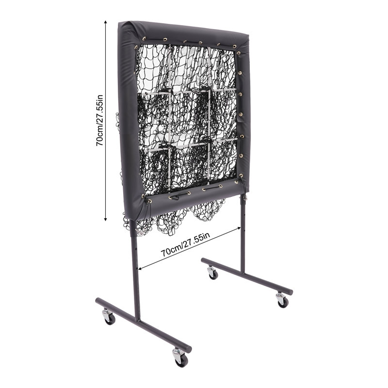 Black Baseball Training Equipment Net For Hitting Pitching Practice