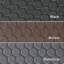 Tapis de marche en caoutchouc caoutchouté (6 paquets) - 2 mm-114145807-114145806