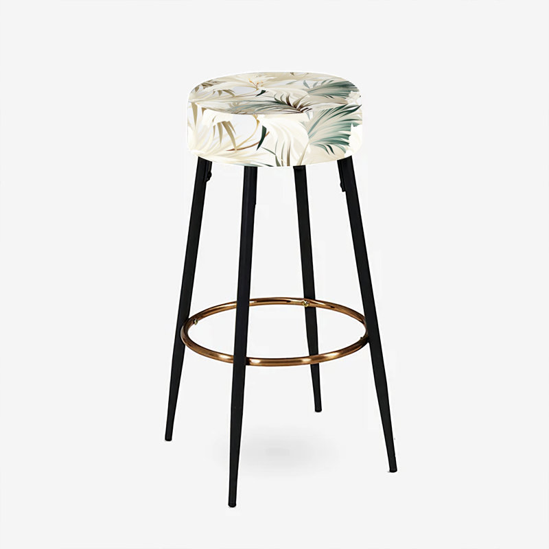 Tranquil Retreat Tropical Pattern II - Tropical Bar Stools Set Of 2