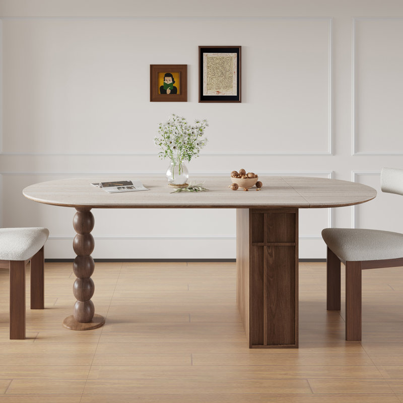 Table de salle à manger ovale