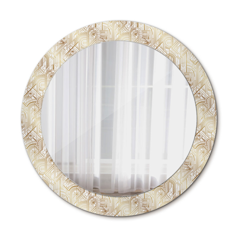 Huldar Glass Flat Wall Mirror, 70cm H x 70cm W