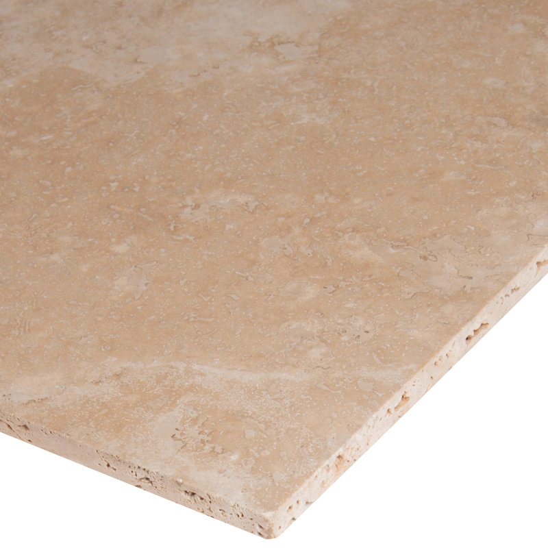 Carreau de sol en travertin adouci 18 po x 18 po Marzana Heritage