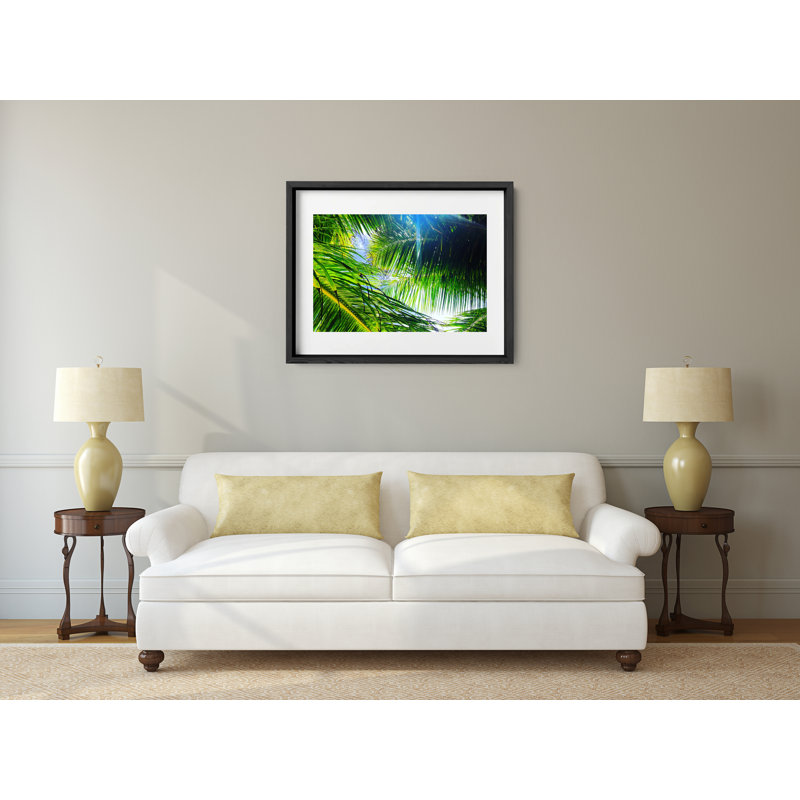 Light Breeze Print by Joseph Regan, 26" H x 36" W x 0.75" D, Black