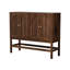 Buffet à arc cannelé de 120 cm de large avec tablette ajustable-712252288