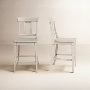 Fortville Solid Wood Counter/Bar Stool (Set of 2)