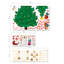 Décalcomanie murale père noël noël tree