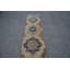 Tapis moderne, tapis anatoliens beiges, tapis rétro, tapis de couloir 2,4 pi x 25,6 pi, tapis turc, tapis tissé à plat