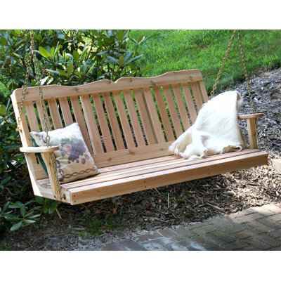 Cesare Cedar Porch Swing