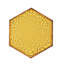 2 tables d'appoint en fer, jaune antique, style distinctif, choix de décoration attrayant